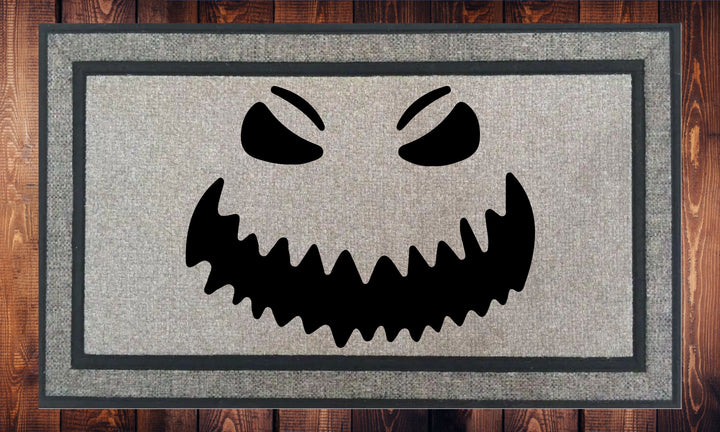 Scary Pumpkin, Halloween, Welcome Mat, Door Mat