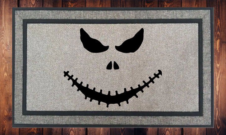 Scary Pumpkin, Halloween, Welcome Mat, Door Mat