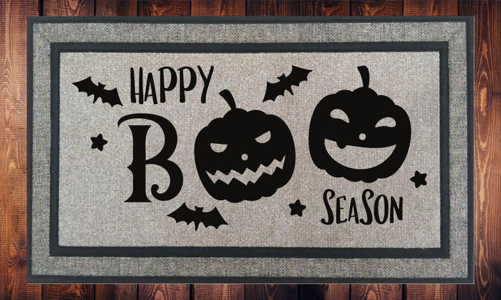 Happy BOO Season Halloween Welcome Mat, Door Mat