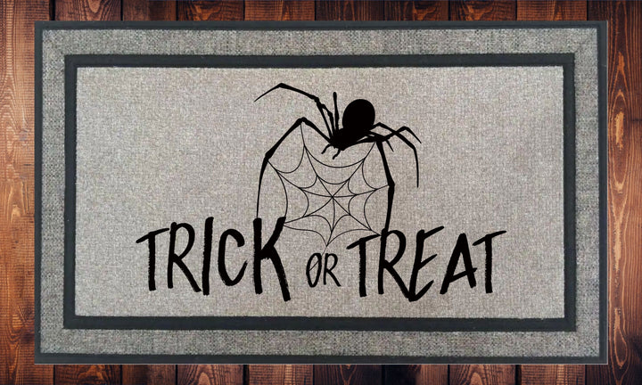 Trick or Treat, Halloween, Welcome Mat, Door Mat