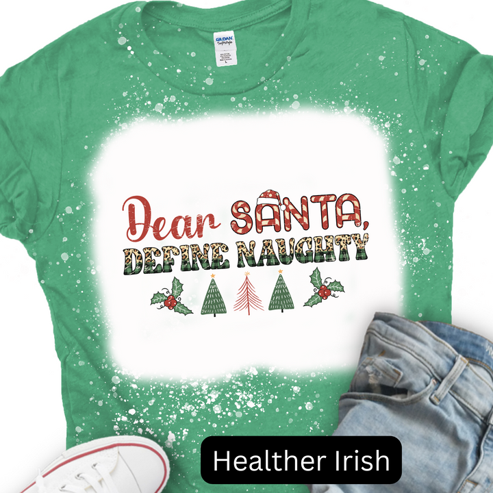 Dear Santa Define Naughty, Christmas T-shirt, Merry Christmas T-shirt