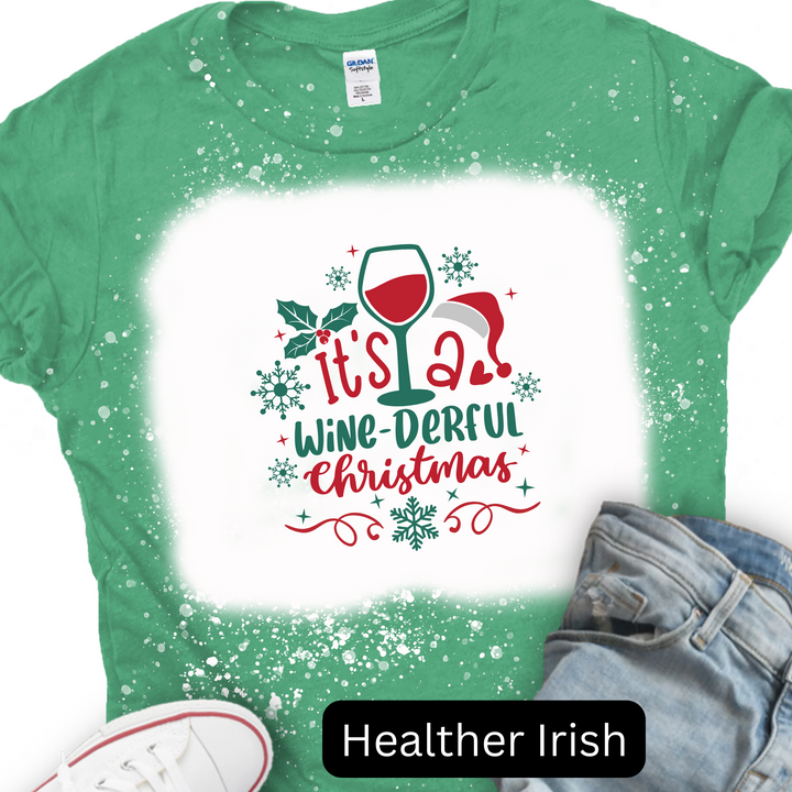 It's a WINE-DERFUL Christmas, Christmas T-shirt