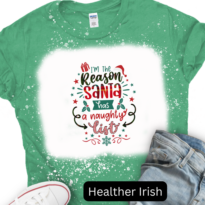 I'm the Reason Why Santa Has a Naughty List, Christmas T-shirt