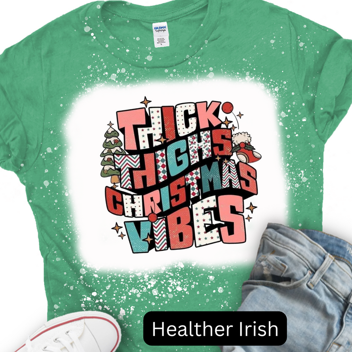 Thick Thighs Christmas Vibes, Christmas T-shirt, Merry Christmas T-shirt