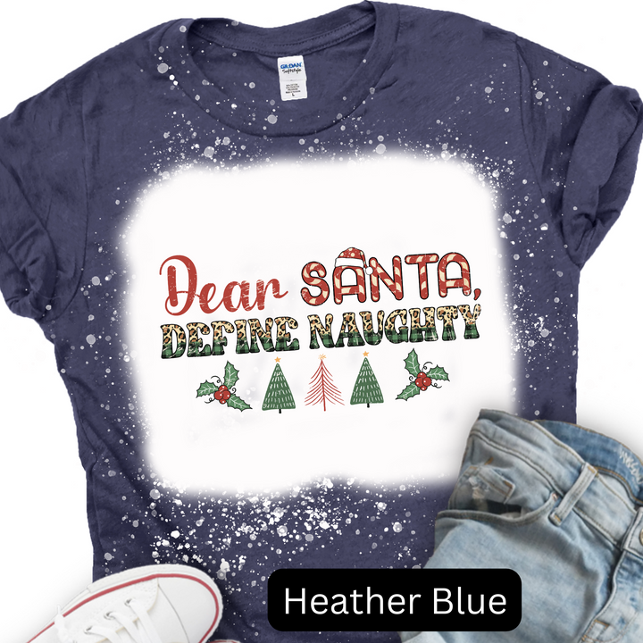 Dear Santa Define Naughty, Christmas T-shirt, Merry Christmas T-shirt