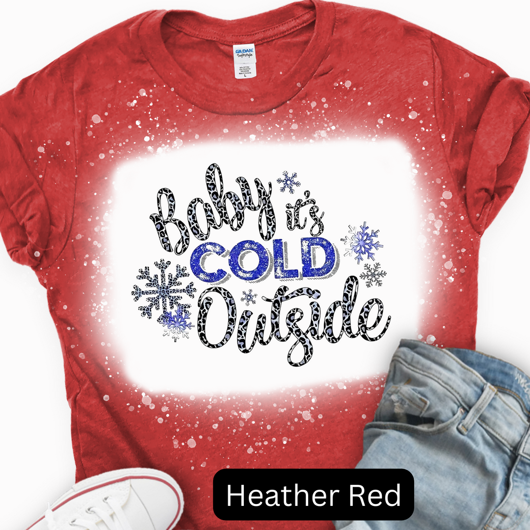Baby It's Cold Outside, Christmas T-shirt, Merry Christmas T-shirt