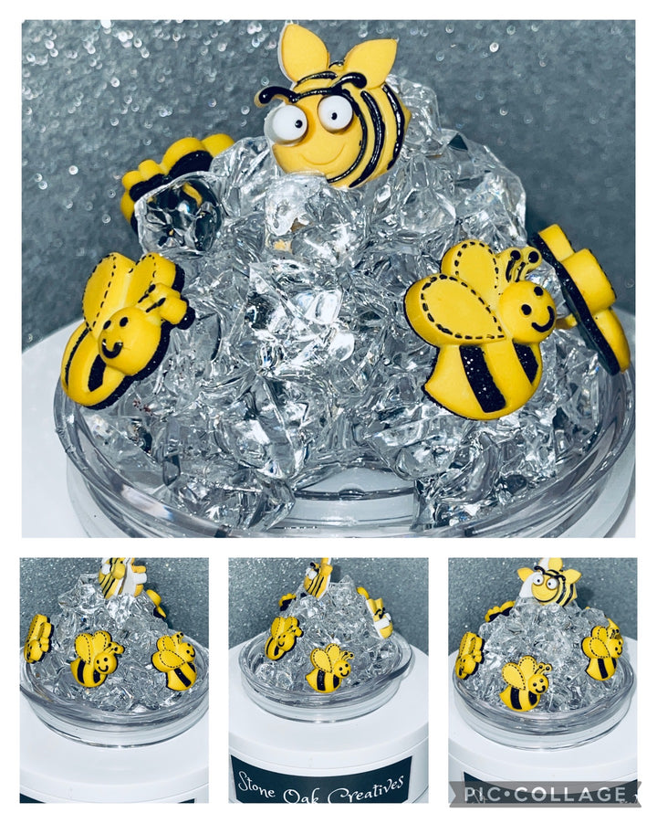 Bumble Bee Tumbler Topper 3D Decorative Lid - 20 oz lid