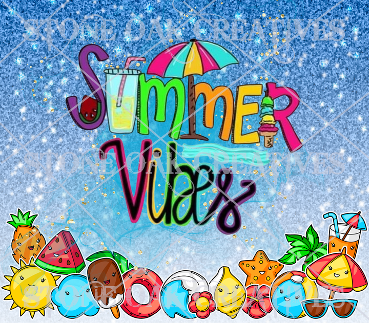 Summer Vibes - Beach Tumbler Summer Tumbler