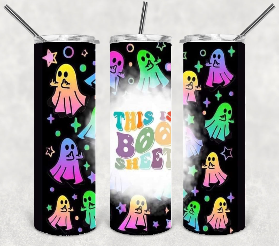 Halloween Themed Tumbler - Ghosts This is BOO sheet