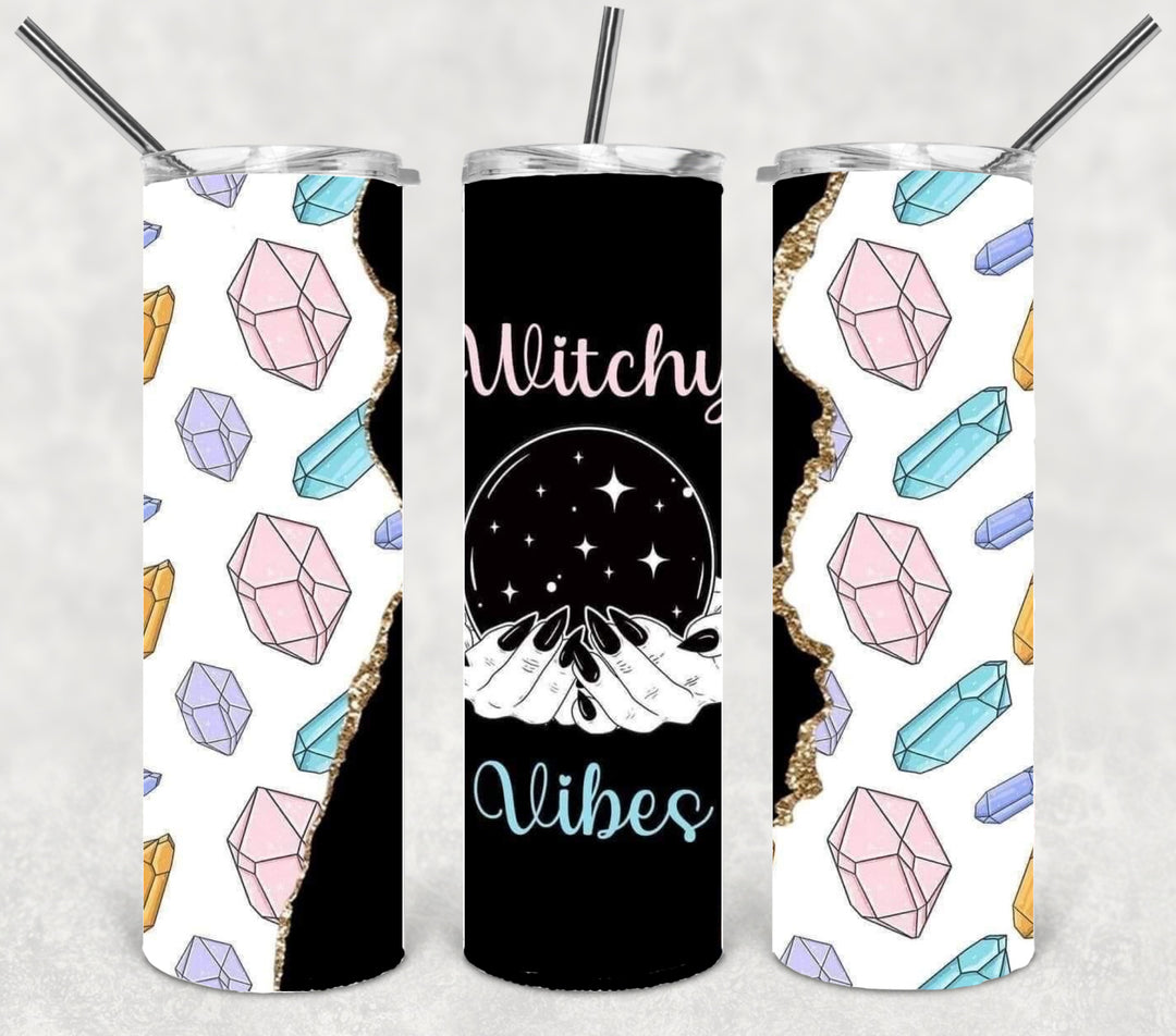 20 oz Tumbler, Witches Witchcraft Wiccan Witchy Vibes