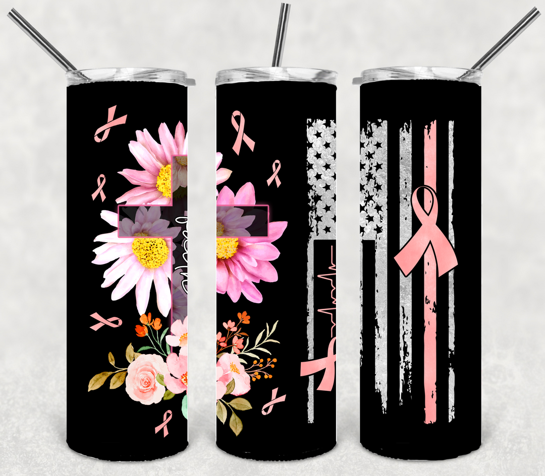 Breast Cancer Tumbler, Breast Cancer Awareness
