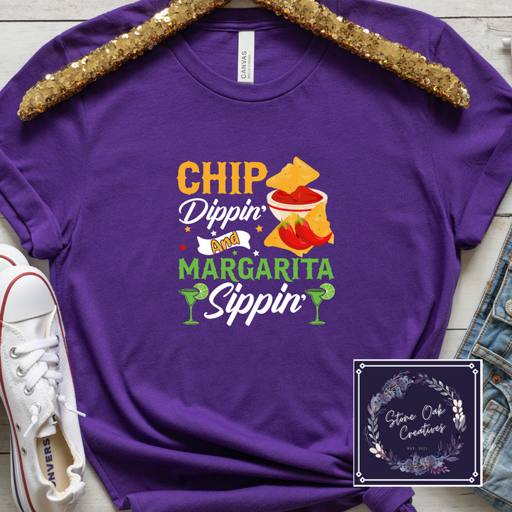 Chip Dippin & Margarita Sippin Tshirt